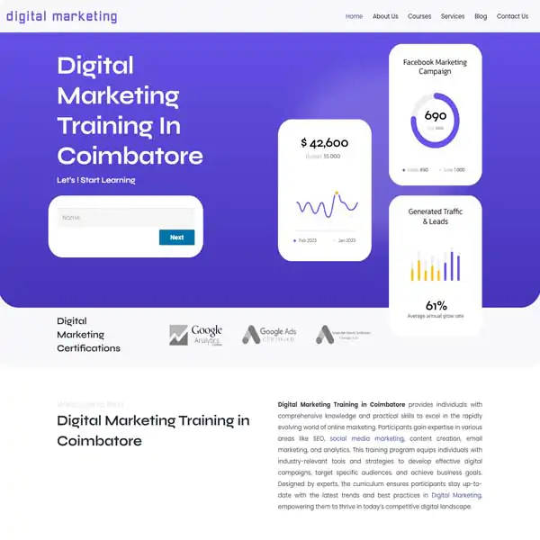 Web Development company in coimbatore