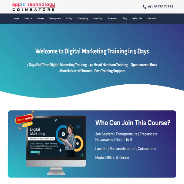 Web Development company in coimbatore